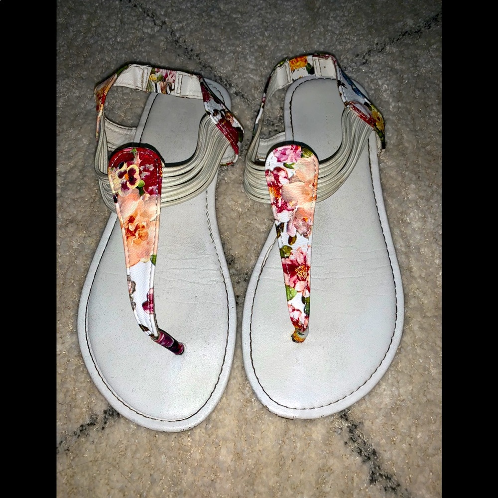 Child’s floral sandals